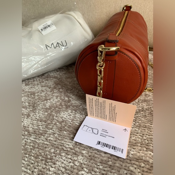 *BRAND NEW* | MANU Atelier Cylinder Bag (Redbole) Burgundy - Picture 4 of 5